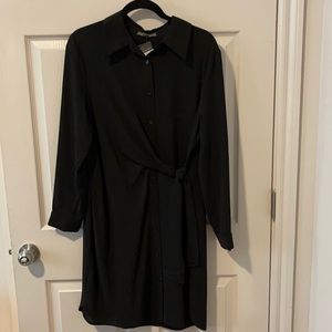 Primark button down dress with long sleeves